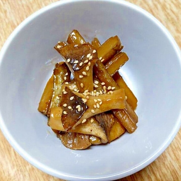 【作り置き】ゴボウとエリンギの甘辛煮